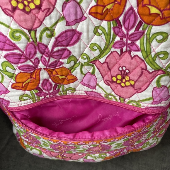 Floral Pink and Green Women's Bag - Picture 4 of 10